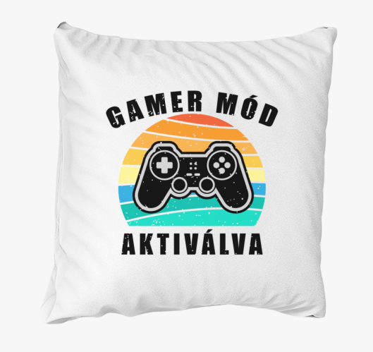 Gamer mód aktiválva párna