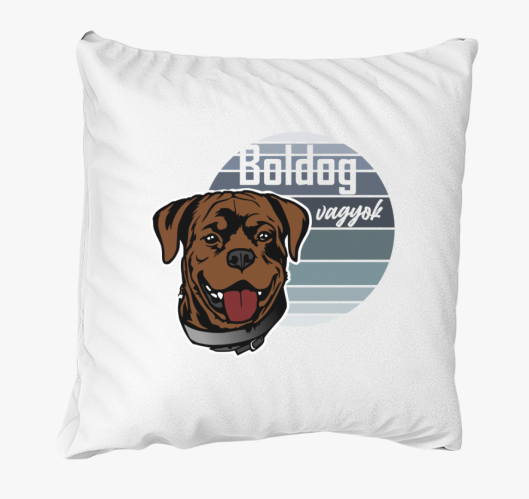Kutya mintás párna