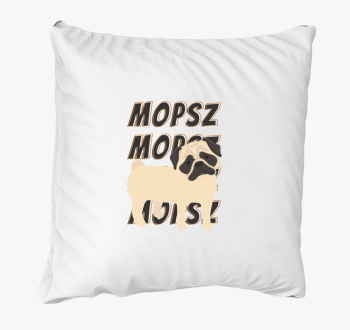 Mopsz mintás párna