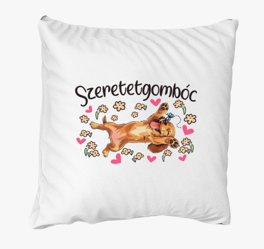 Tacsi a Szeretetgombóc párna