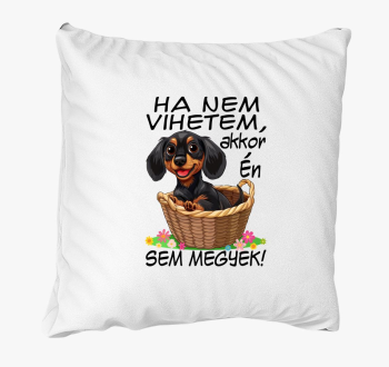 Tacsi Ha nem vihetem akkor én sem megyek! párna