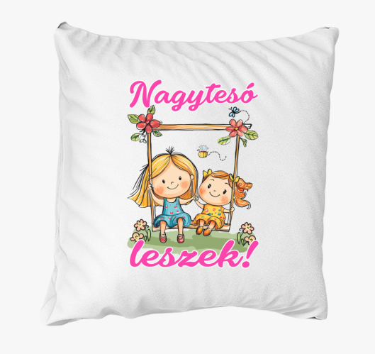 Nagytesó leszek, kislány hintá...