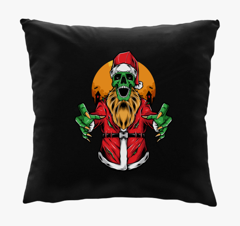 Karácsonyi Zombie párna