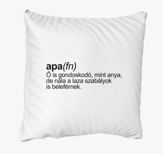 Apa mint főnév párna