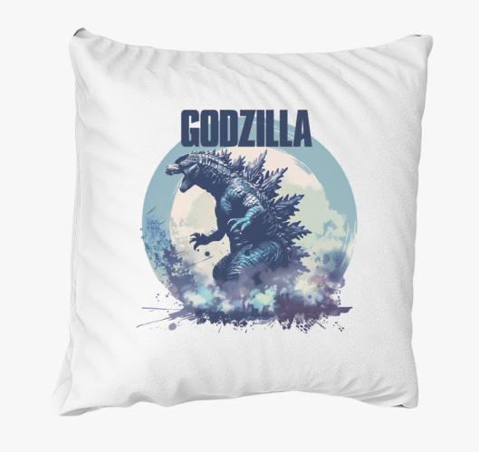 Kék Godzilla párna