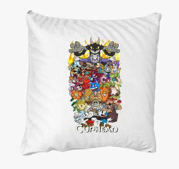 Cuphead karakterek párna