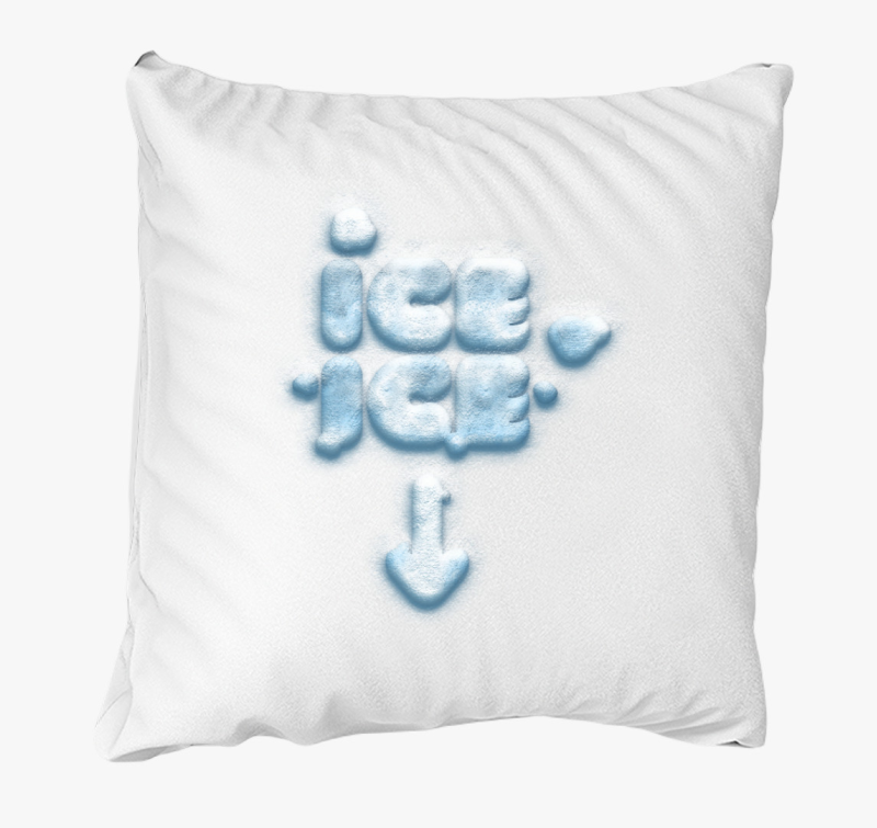 Ice ice baby - vicces kismama párna