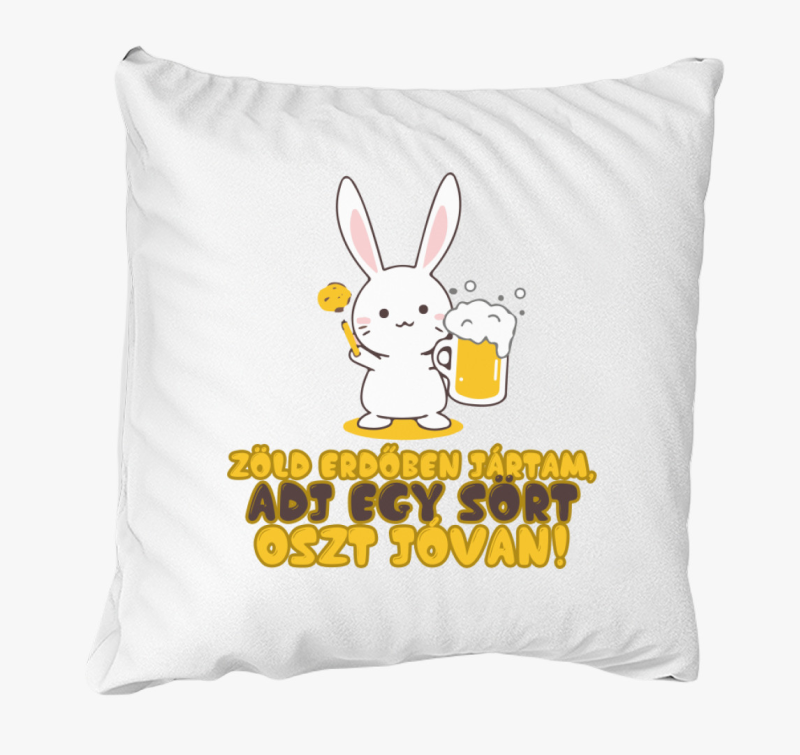 Sörös nyuszis húsvéti párna