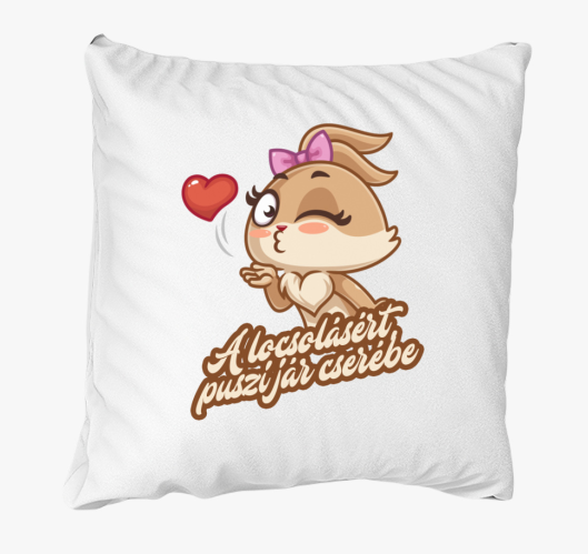A locsolásért puszi jár párna...