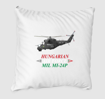 Mi-24P karikatúra-3 piros-fehér-zöld felirattal párna