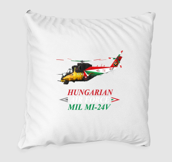 Mi-24V karikatúra-2 piros-fehér-zöld felirattal párna