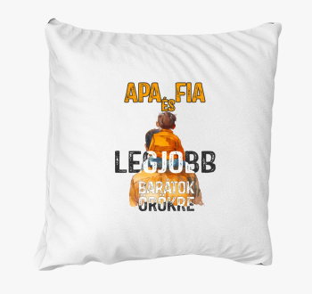 Apa és fia art párna