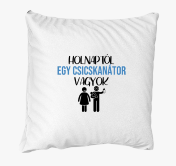 Holnaptól egy csicskanátor vagyok párna