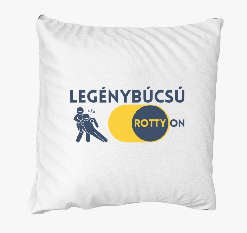 Legénybúcsú RottyON párna