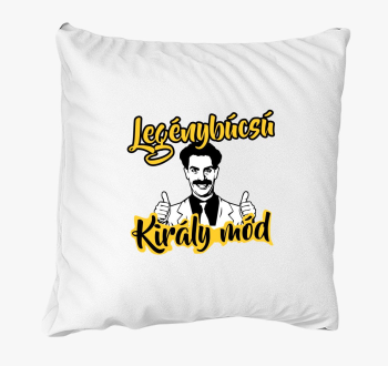 Legénybúcsú Király mód párna