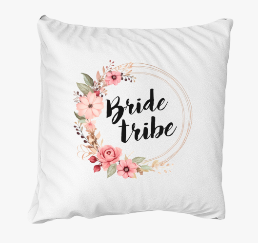 Bride tribe virágos párna