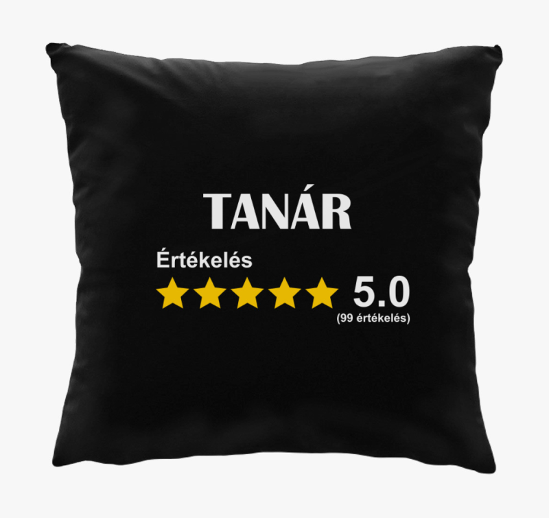Tanár értékelős párna