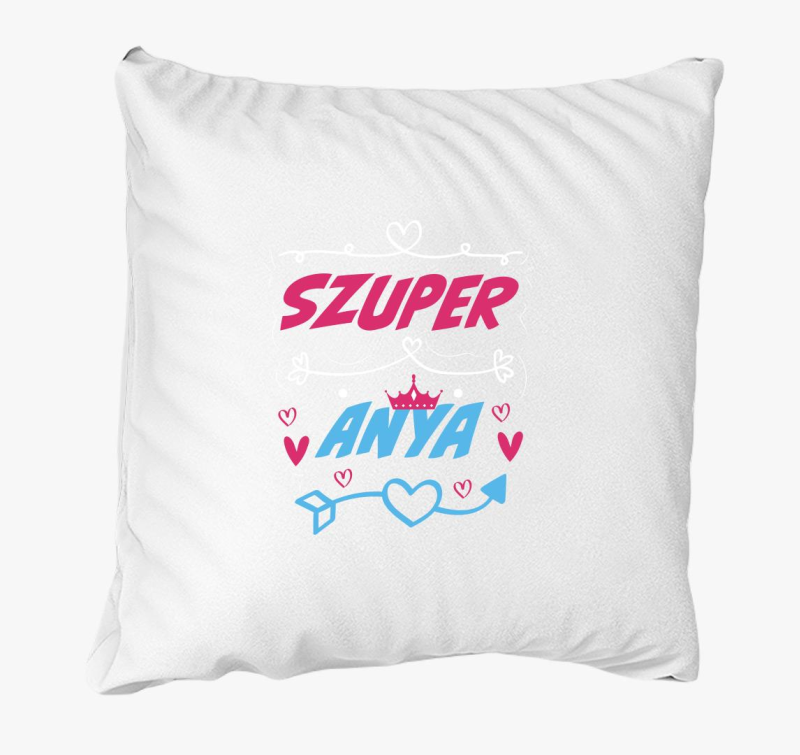 Szuper anya mintás párna