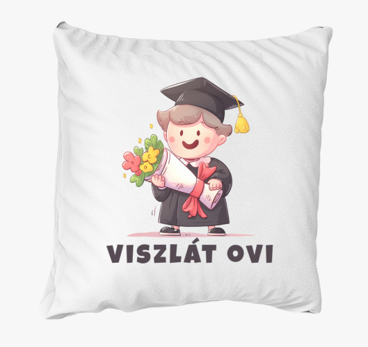 Viszlát ovi párna