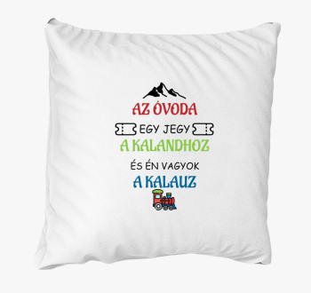 Az óvoda egy jegy párna