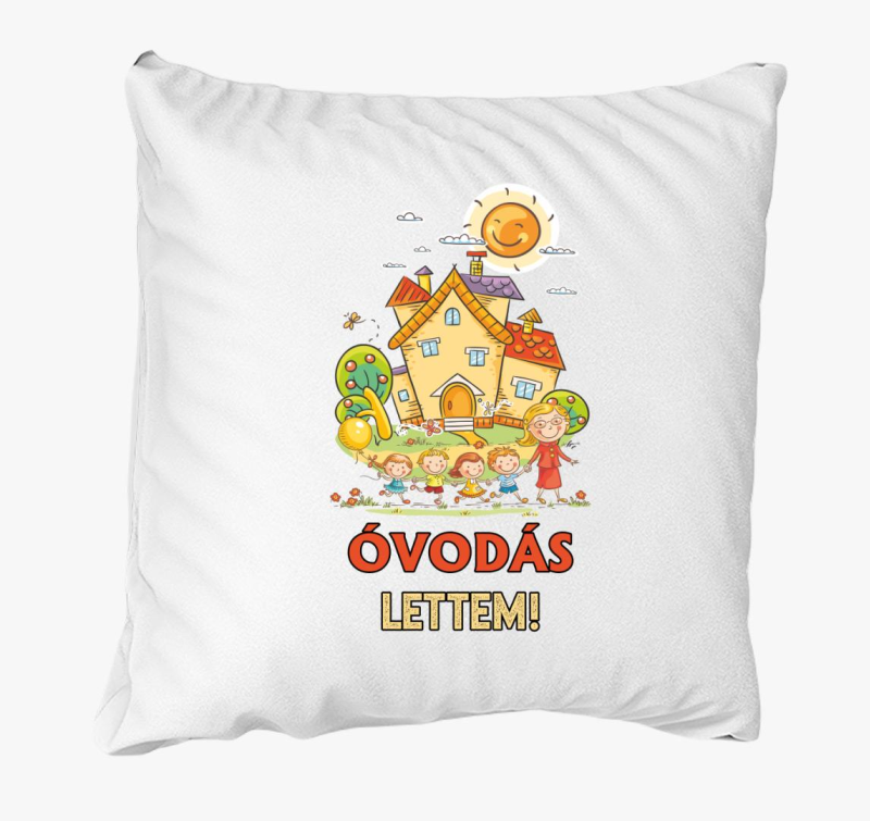 Óvodás lettem házikós párna