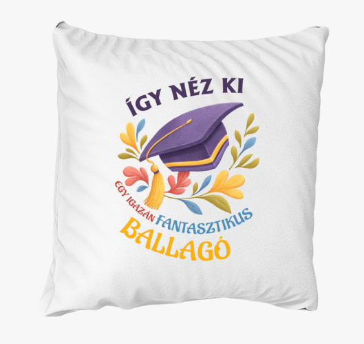 Fantasztikus ballagó párna