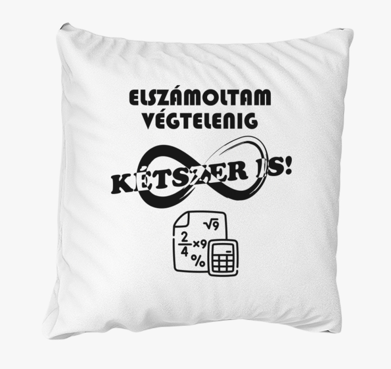 Elszámoltam végtelenig párna
