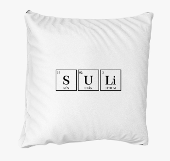 Periódusos Suli párna