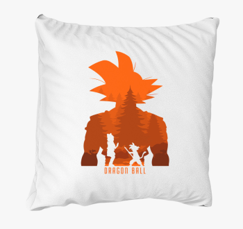 Goku sziluett párna