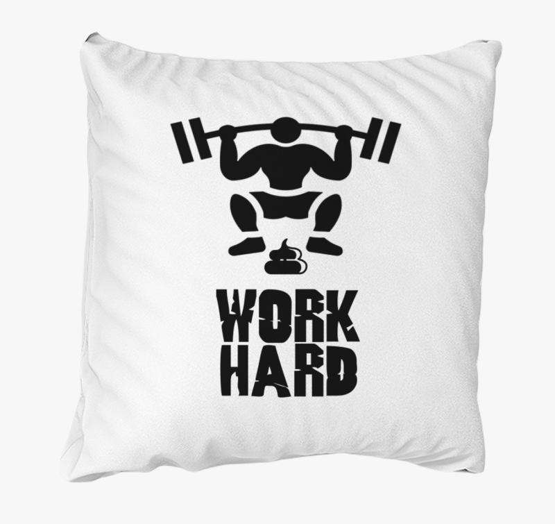 Work Hard párna