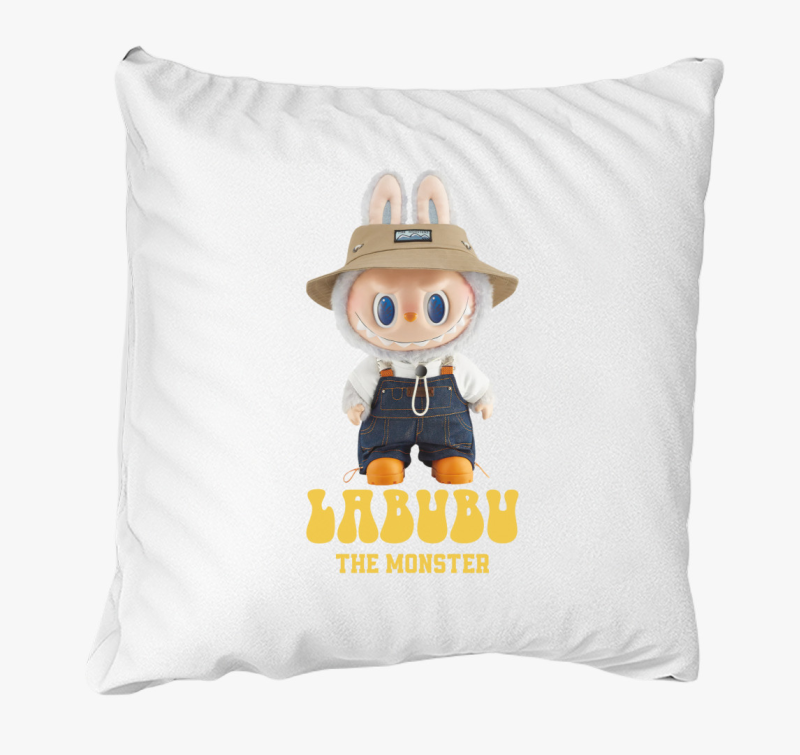 Sapkás labubu párna 