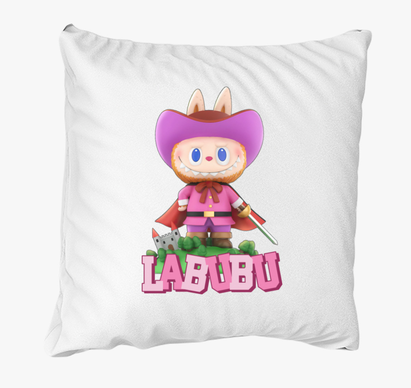 Muskétás labubu párna 