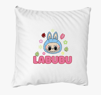 Kék fejű labubu párna 