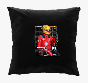 Lewis Hamilton Ferrari Fotó párna