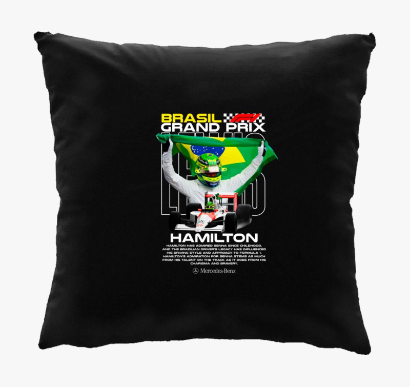 Lewis Hamilton Brasil párna