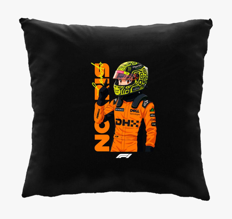 Lando Norris Rajzfigura párna