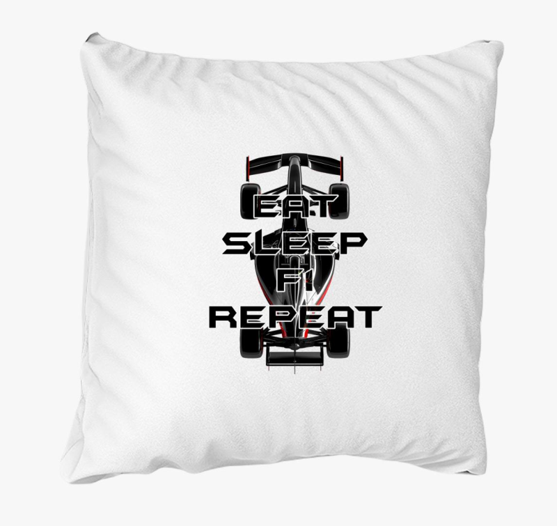 Eat Sleep F1 Repeat párna