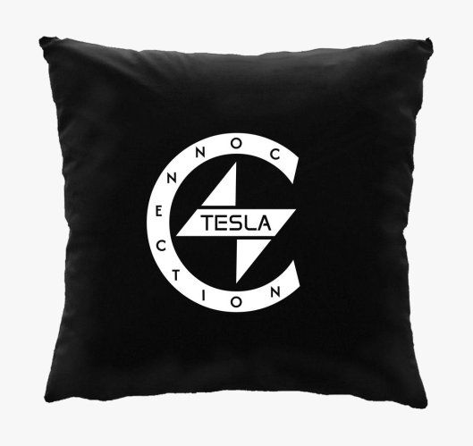 TeslaConnection Fehér logós pá...