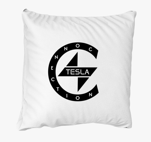 TeslaConnection fekete logós p...