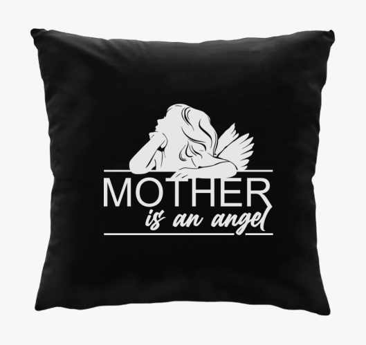 Anya egy angyal fehér párna