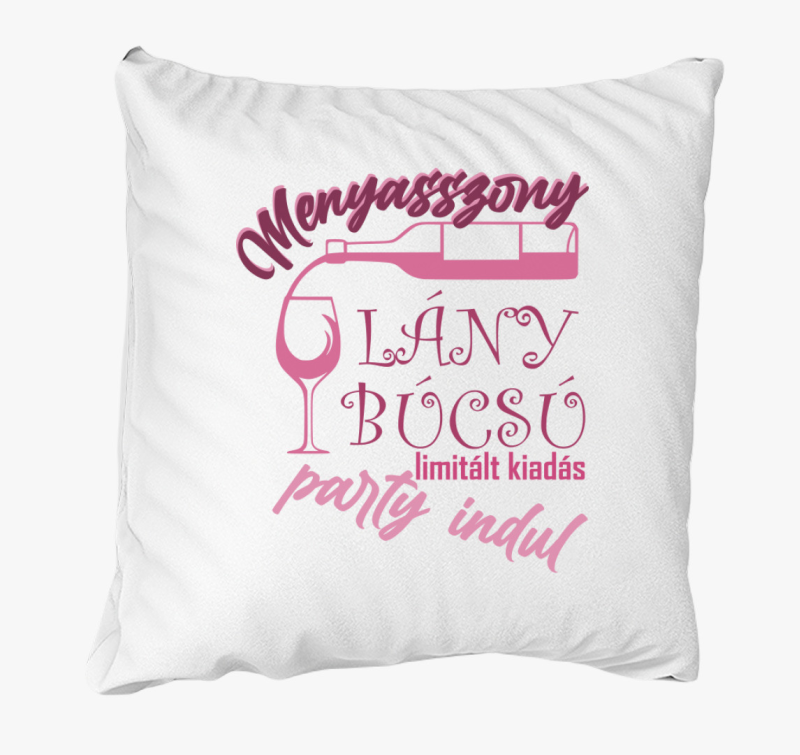 Lánybúcsú party kezdődik Menyasszonynak párna