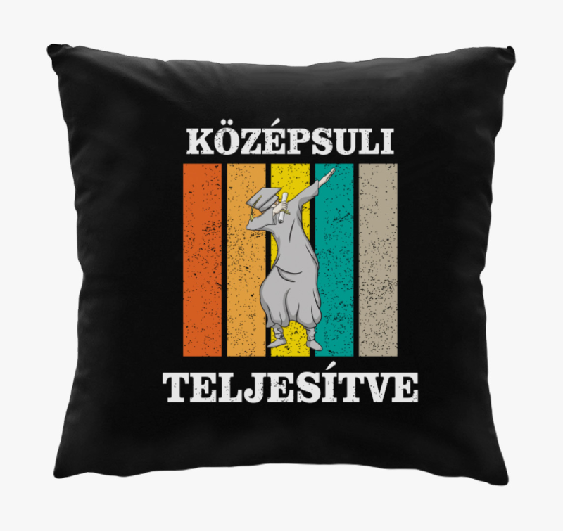 Középsuli teljesítve párna