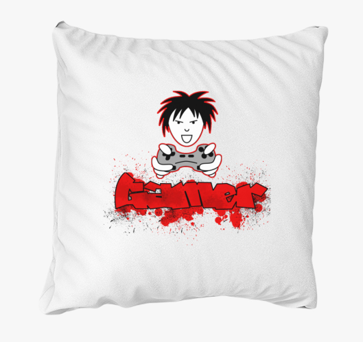 Gamer feliratú párna