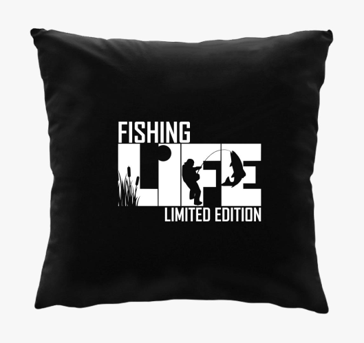 Fishing life mintás párna