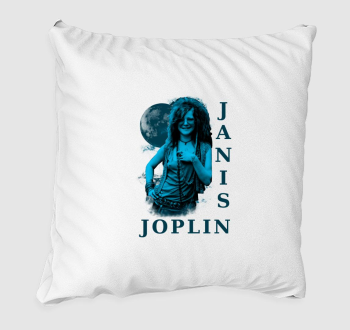 Janis Joplin kék portré párna