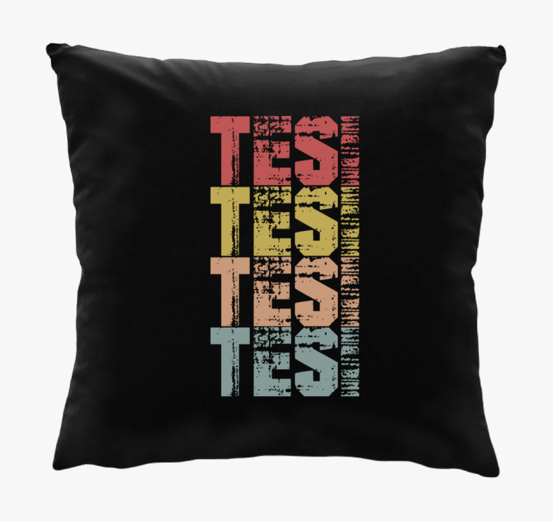 Tesi feliratos párna