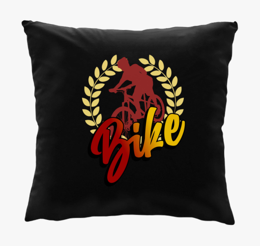 Bike mintás párna