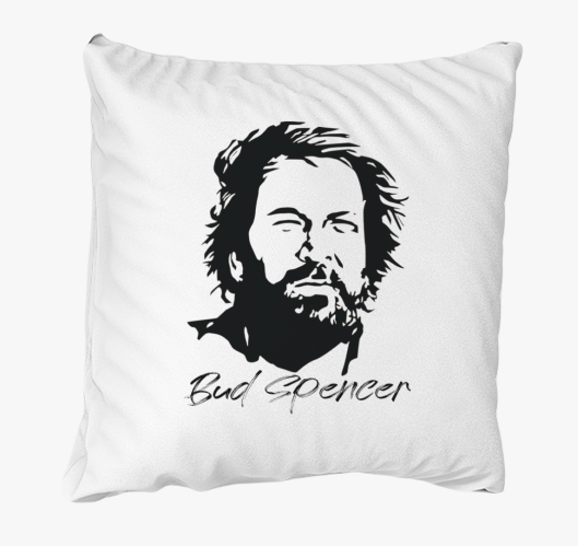Bud Spencer sziluett párna