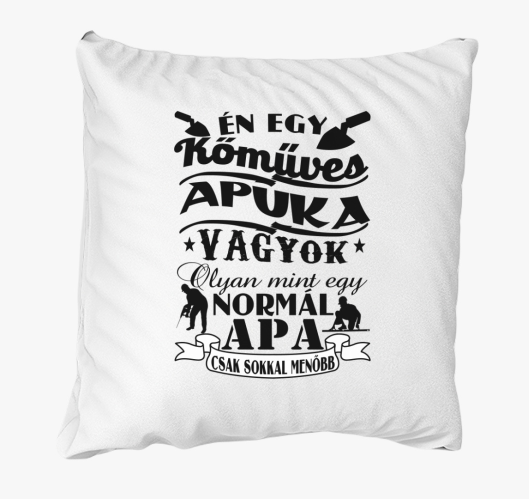 Kőműves apuka párna