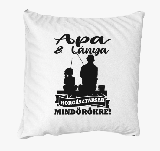 Apa és lánya  horgásztársak pá...